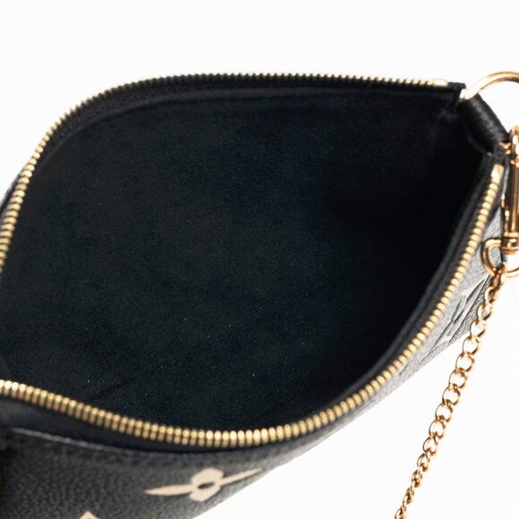 Louis Vuitton Mini Pochette Accessoires Black Monogram Empreinte Giant Pouch - Picture 8 of 9